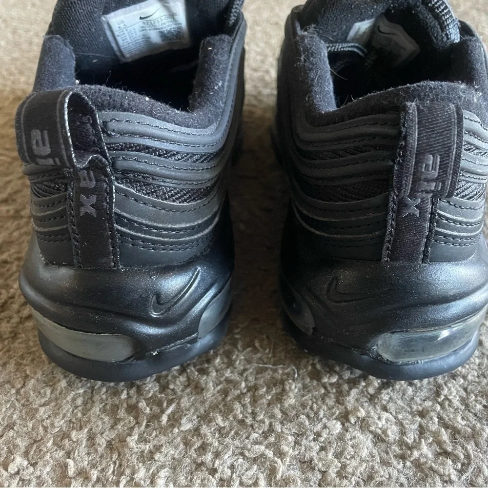 Women’s nike air max 97s size 6.5, black on black